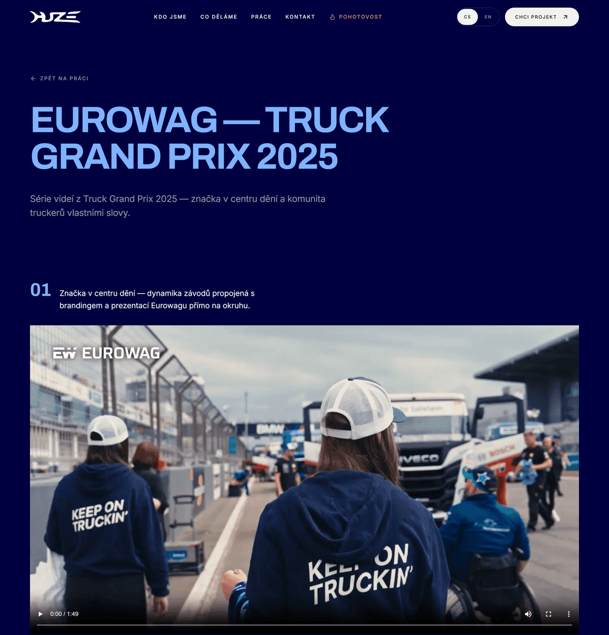 Případovka Eurowag – Truck Grand Prix 2025 na webu HUZE